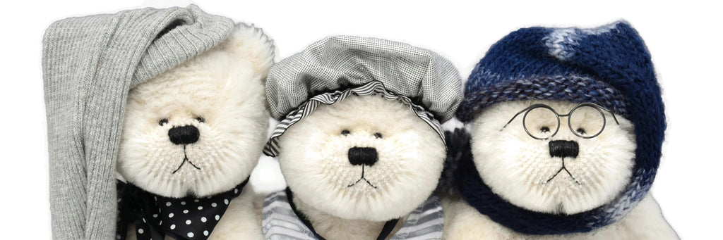 Steiff Schulte alpaca handmade polar bears