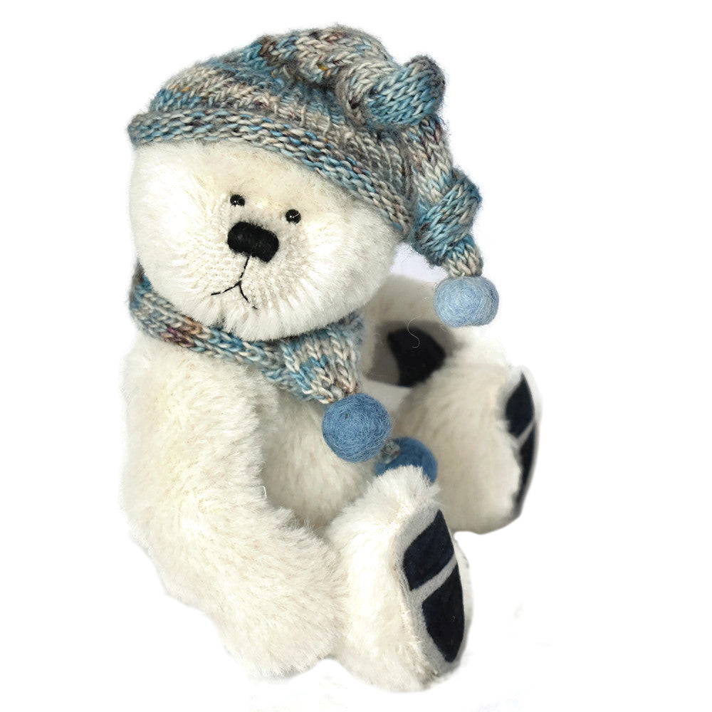 White alpaca handmade polar bear