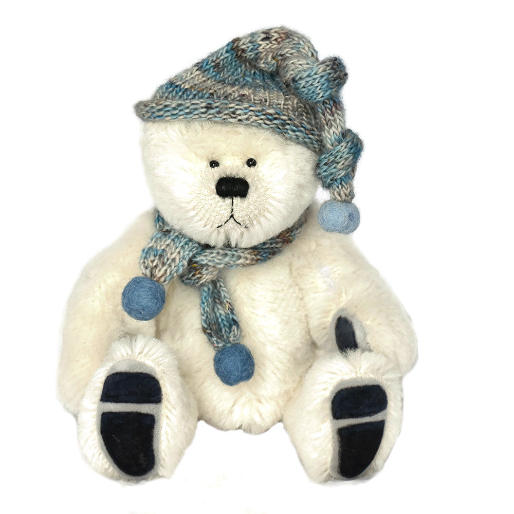 Handmade collectable polar bear cub