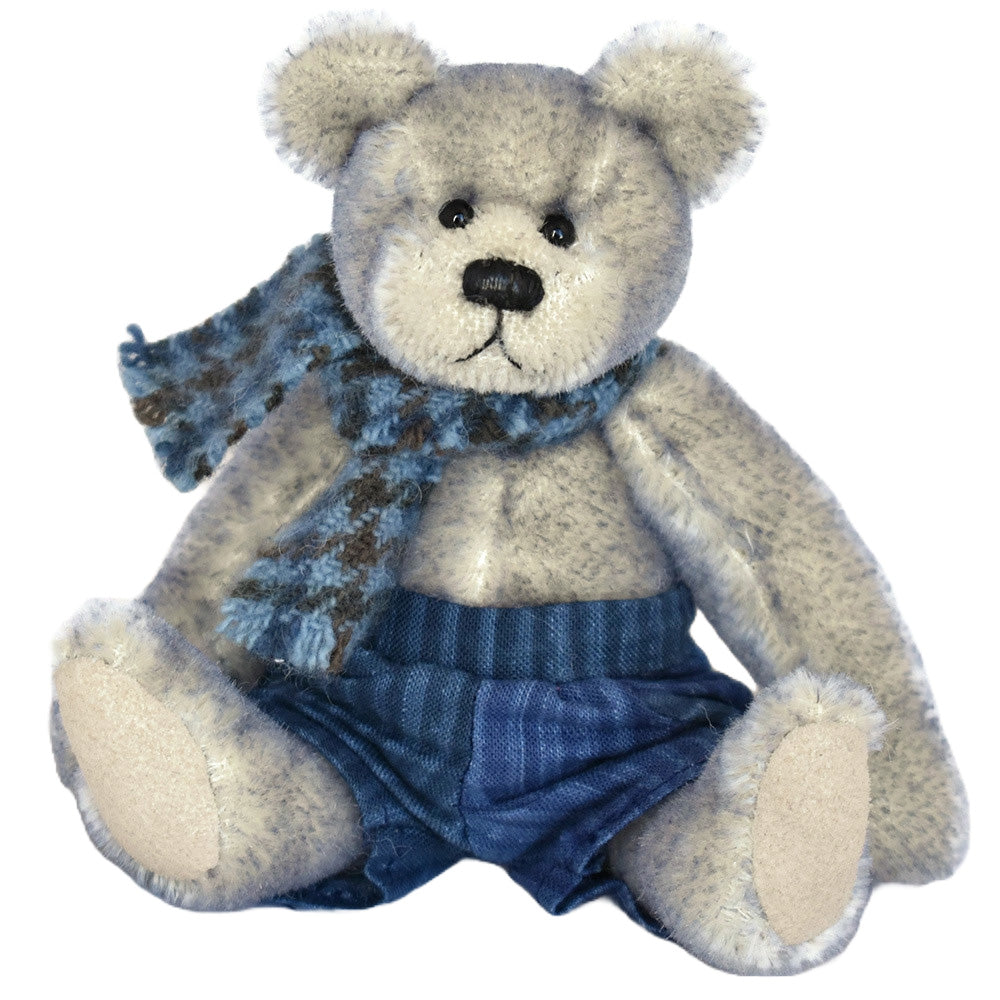 Ice - Bearitz OOAK Miniature Teddy BearTipped Mohair Collectable