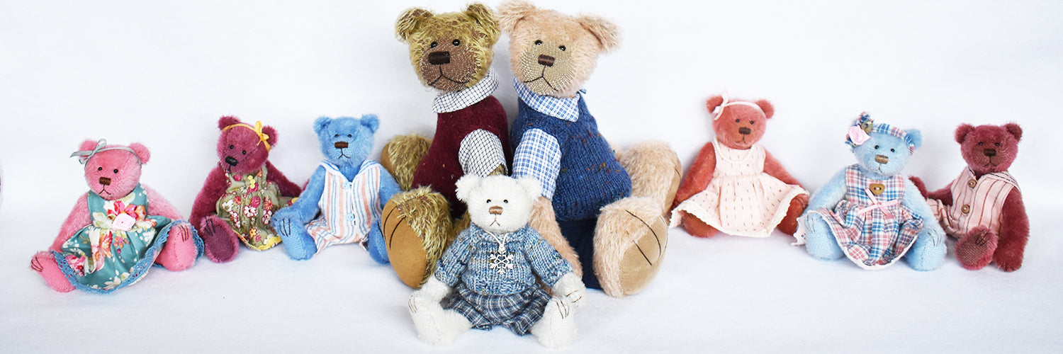 Bearitz Handmade Bears, Jointed Teddy Bears OOAK Mohair Collectables