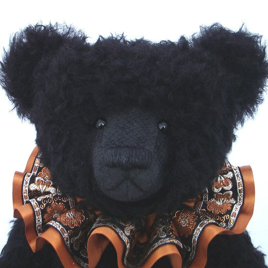 Handmade classic black Steiff  Schulte teddy bear fully jointed