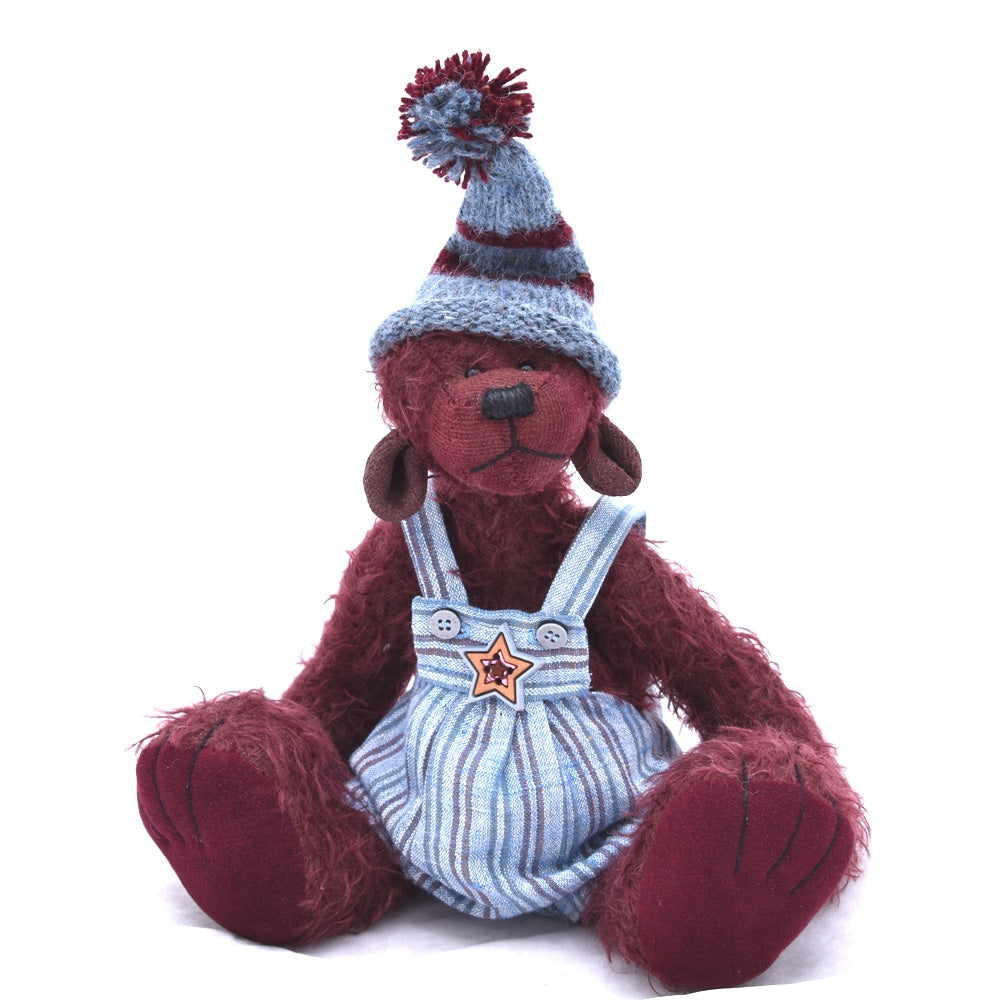 Shiraz- Handmade OOAK Bearitz Dark Cherry Mohair Artist Collectable Bear