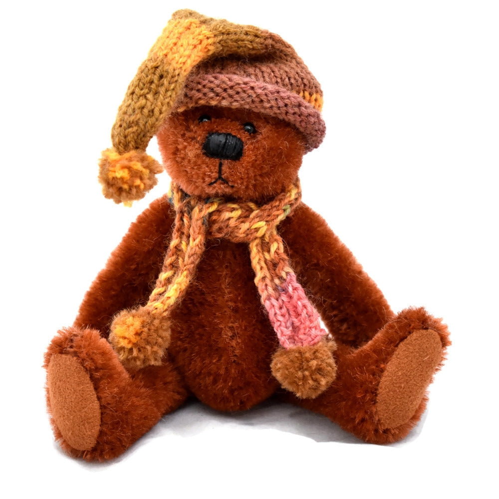 Steiff schulte hand dyed brown teddy bear