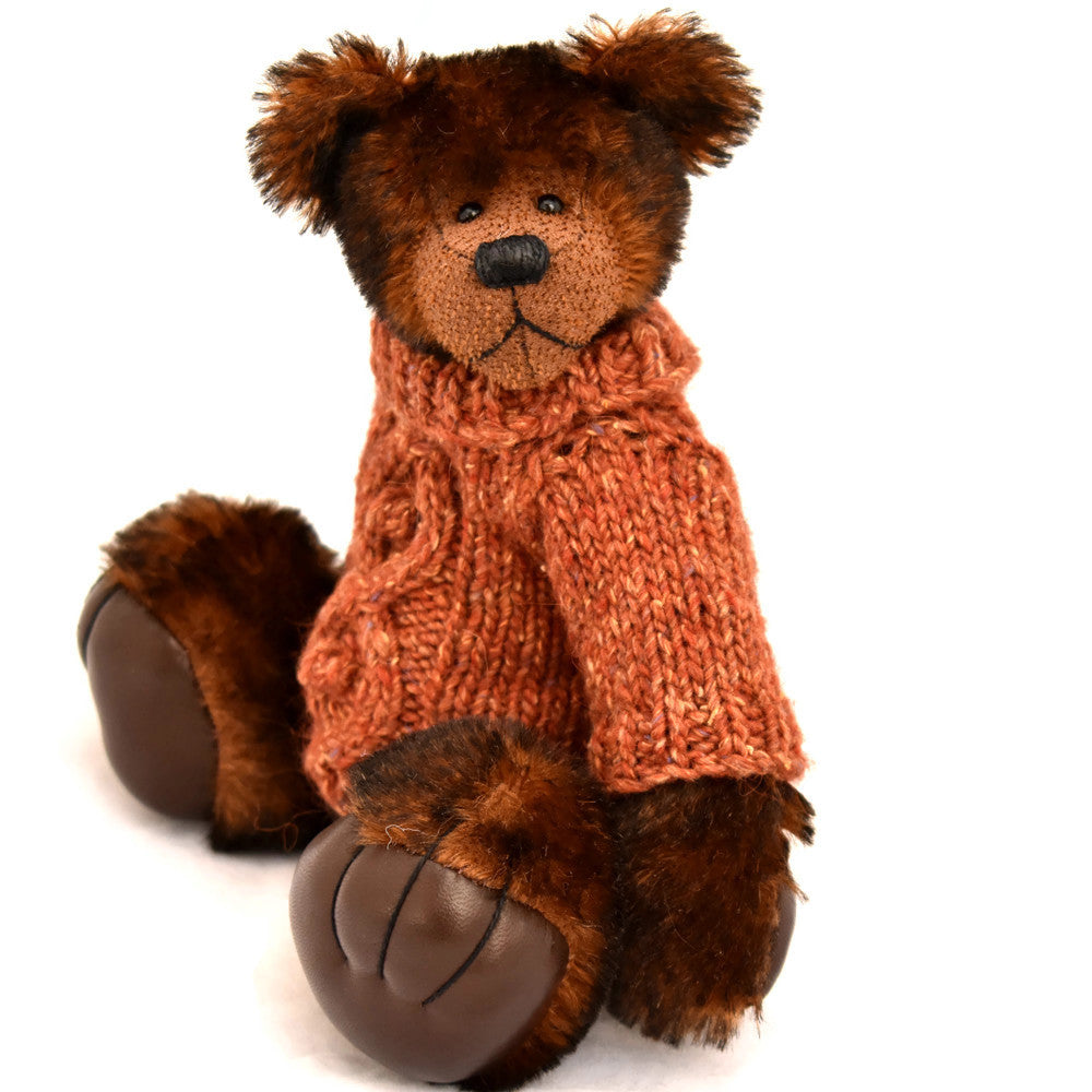 Handmade brown tipped teddy bear