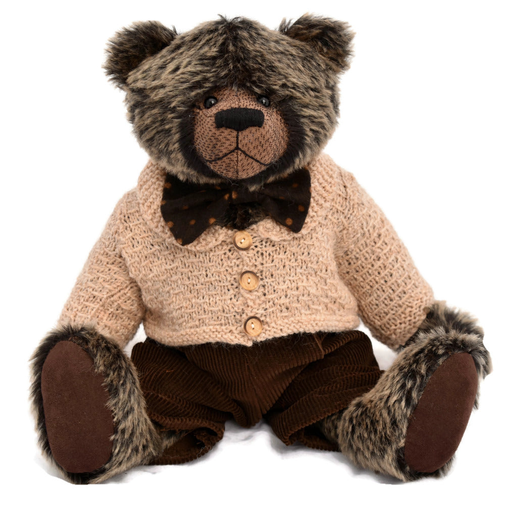 Dressed handmade collectable teddy bear