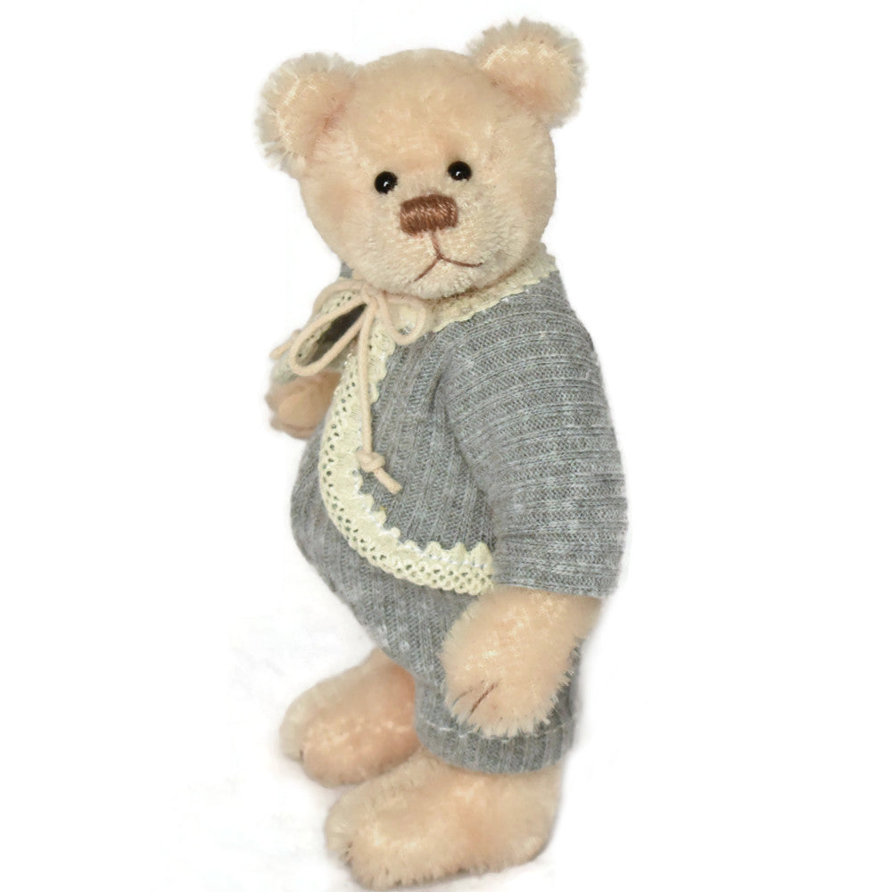 Off white OOAK artist bear