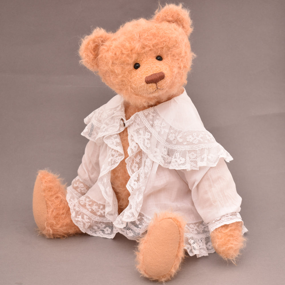 Apricot classic OOAK teddy bear