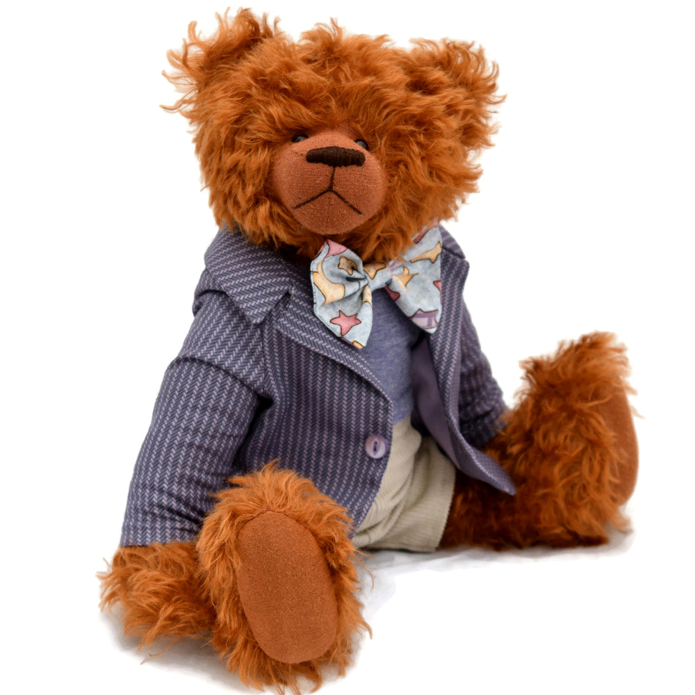 Ginger handmade mohair teddy bear collectable