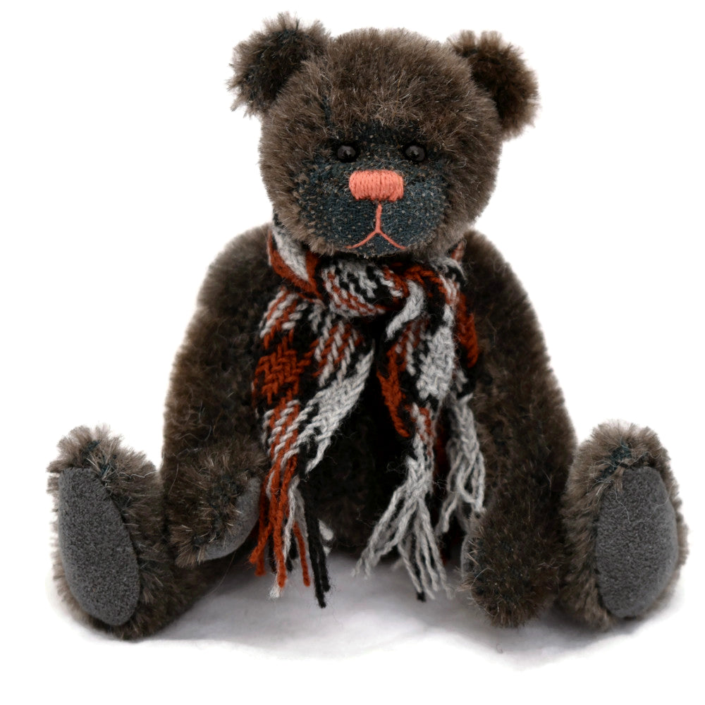 Hand dyed mini ted in German mohair